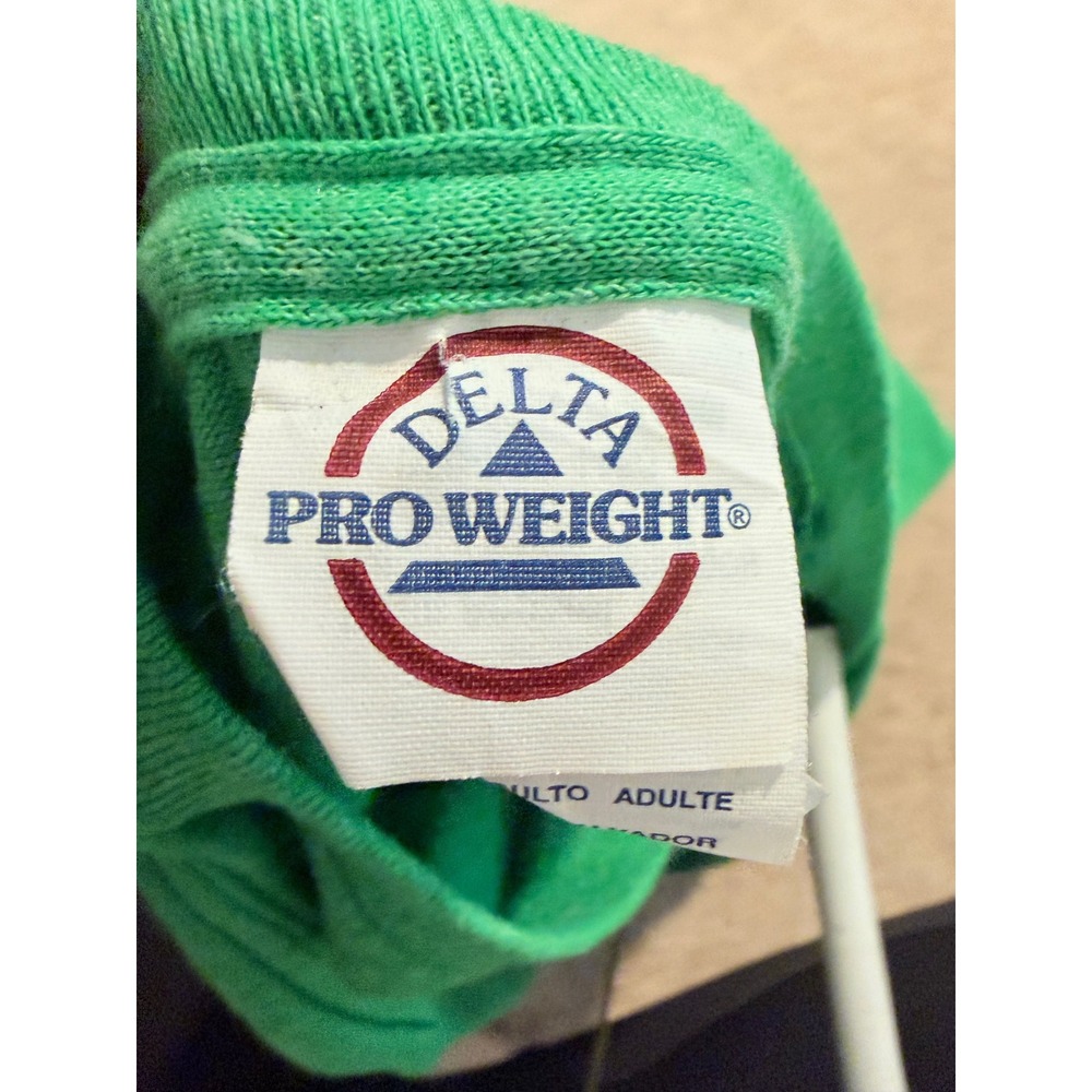 Delta Pro Weight Mens Ireland 01 Graphic T-Shirt Green Short Sleeve Crewneck S - Picture 3 of 3